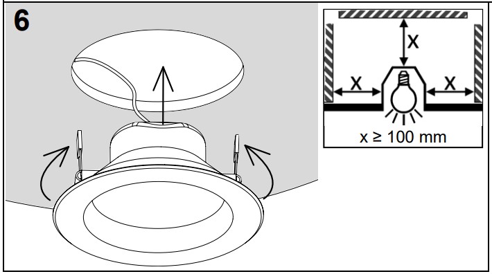 NORTHCLIFFE ANDROMEDA P LED Ceiling Light - Fig 1