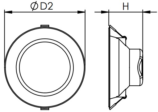 NORTHCLIFFE ANDROMEDA P LED Ceiling Light - Fig 2