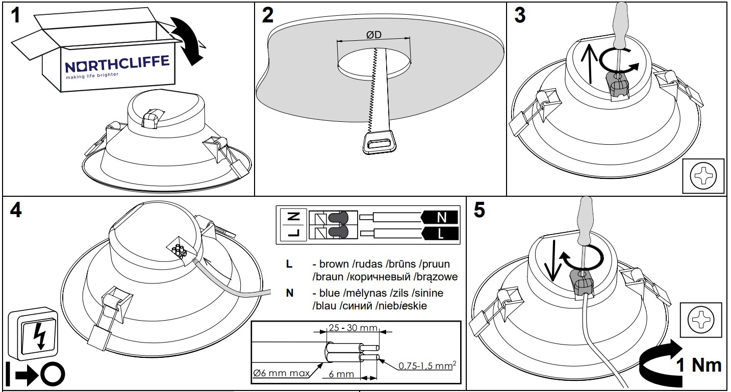 NORTHCLIFFE ANDROMEDA P LED Ceiling Light - Fig