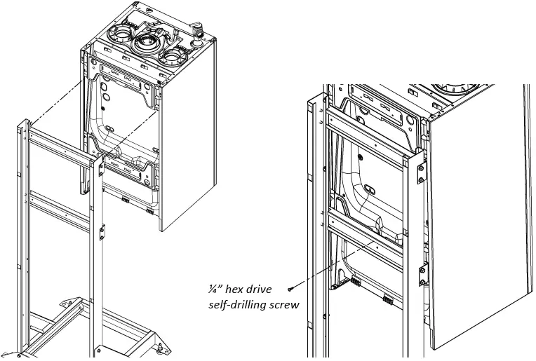 NTI -TRX110C- Galvanized -Floor -Stands- 08