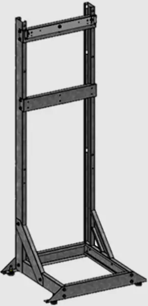 NTI -TRX110C- Galvanized -Floor -Stands- product image