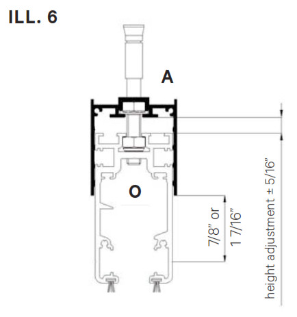 NanaWall SL25 Glass Sliding Pivot Panel System - sections