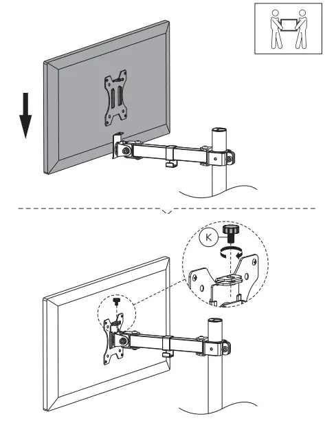 Neomounts FPMA D540BLACK Monitor Desk Mount - fig8