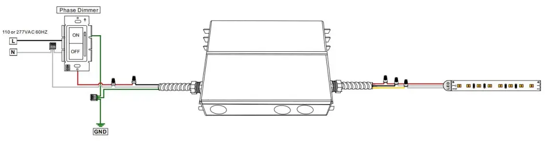 Newest 100W 12V Dimmable LED Driver - wiring diagram3