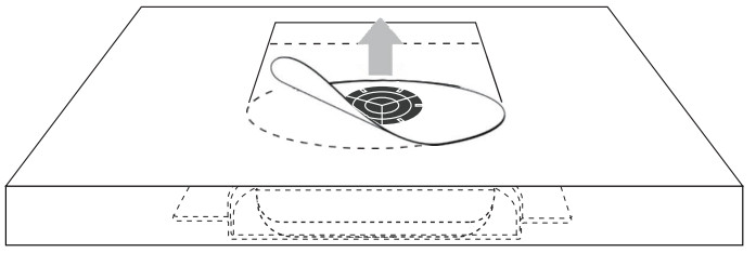 NiiTTER XE40 Long Distance Wireless Charger - Remove the template