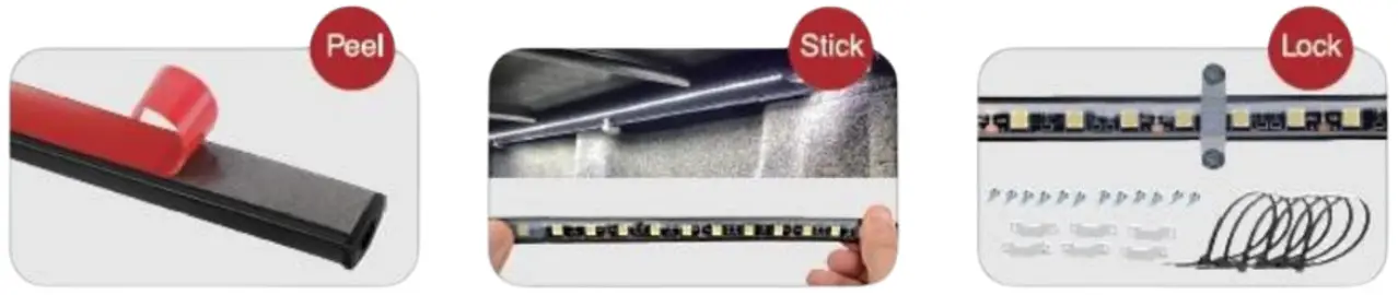 Nilight TR-05 2PCS 60 Inch Truck Bed LED Light Strip - Light