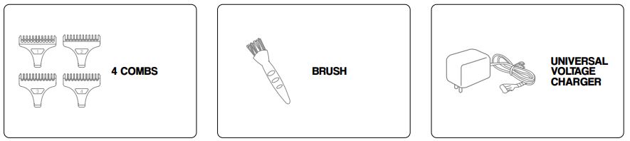 Nixe-TW003-Black-Silver-Hair-Trimmer-fig-2