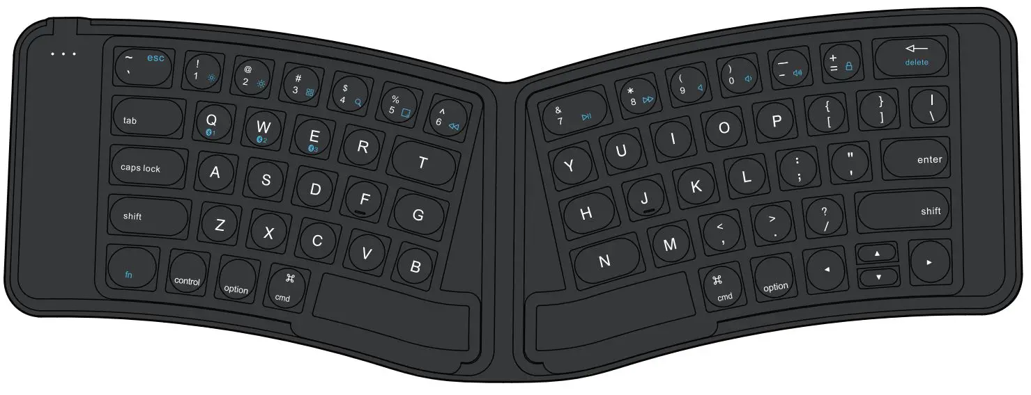 Nulea-RT06-Business-Leather-Bluetooth-Foldable-Keyboard-PRODUCT