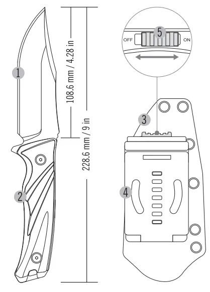OKNIFE-G10-Mettle-Flipper-Knife-fig 2