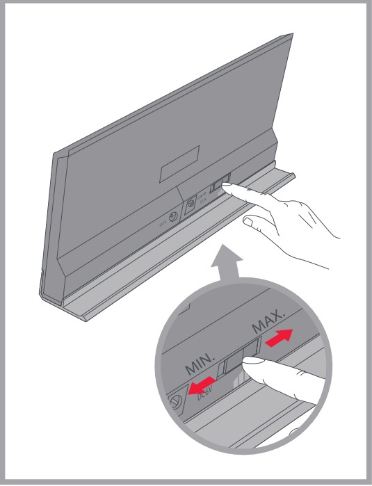 ONE FOR ALL SV9386 Amplified Indoor Antenna - POSITION THE ANTENNA