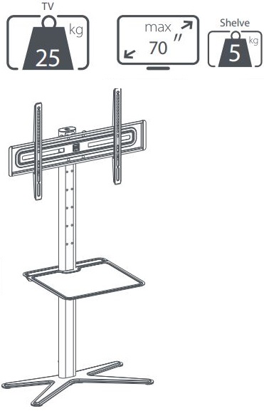 ONE-FOR-ALL-WM4672-Solid-TV-Stand-FIG-2