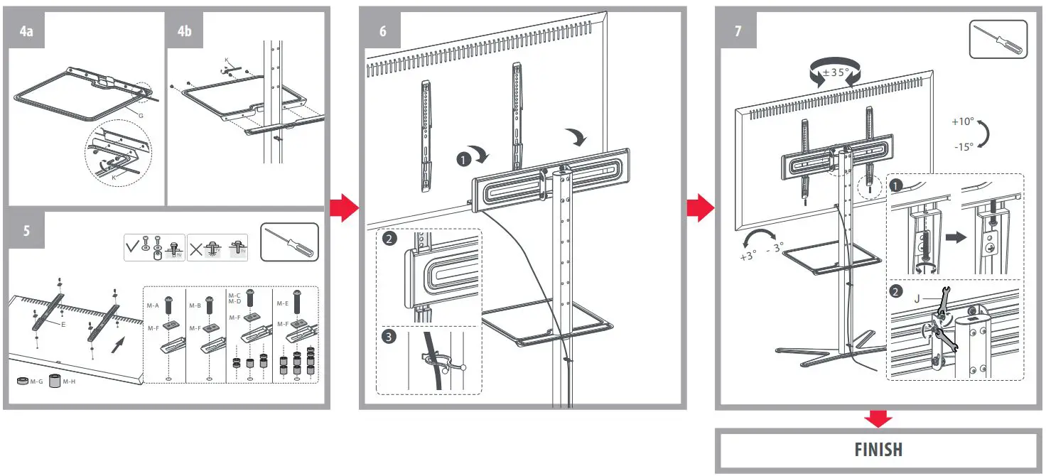 ONE-FOR-ALL-WM4672-Solid-TV-Stand-FIG-5
