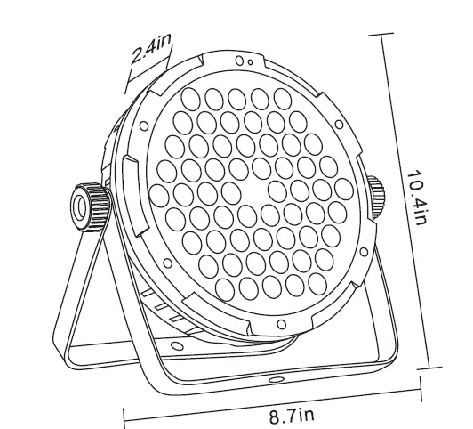 OPPSK-04-HYT LED-Stage-Par-Lights-for-Lighting-fig-1