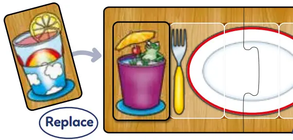 ORCHARD TOYS OT 2022 033 Tummy Ache Game - Setting 5