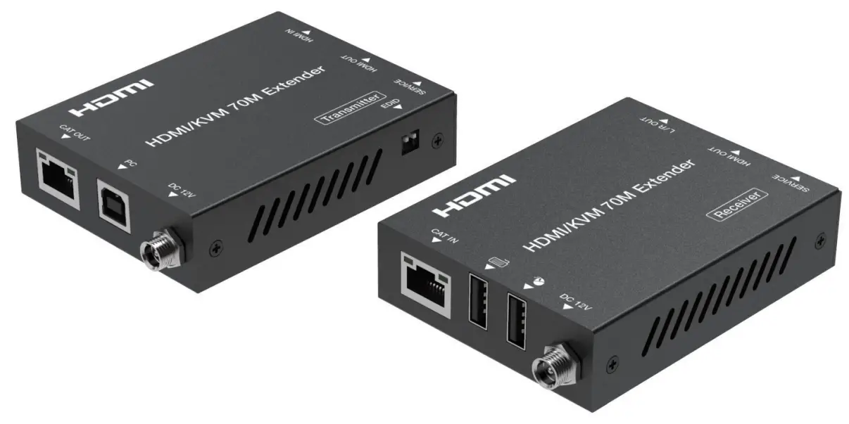 OREI EX230 KVM HDMI Over Ethernet Extender Balun 