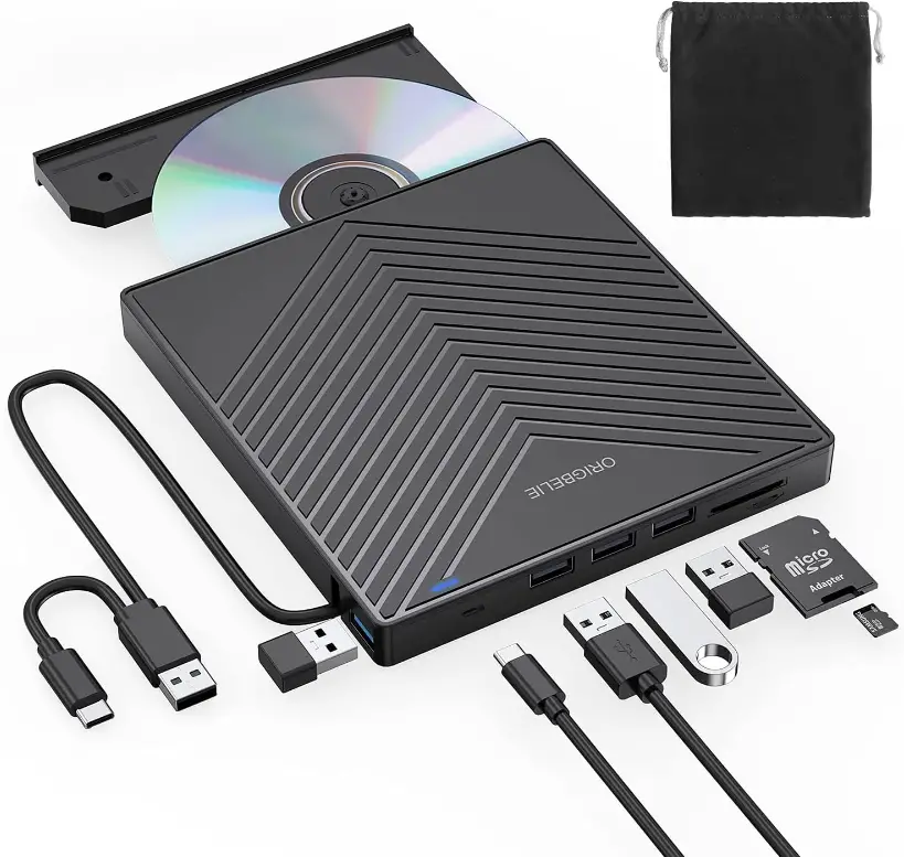 ORIGBELIE BT669 External CD DVD Drive