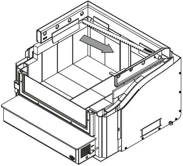 OSBURN 3500 Wood Insert - AIR TUBES AND BAFFLE