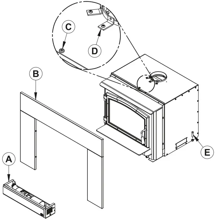 OSBURN 3500 Wood Insert - REMOVAL INSTRUCTIONS