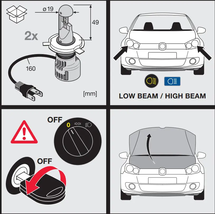 OSRAM 64193DWINT LED High and Low Beam Lamp - fig 5