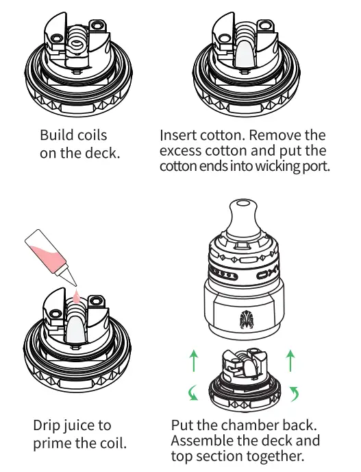 OXVA Arbiter Solo RTA First Dual Airflow Control System - Figure 3