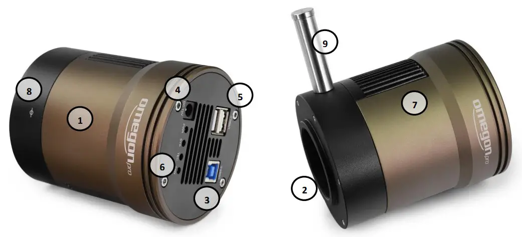 Omegon 61031 Pro Cameras - parts 1