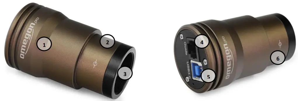 Omegon 61031 Pro Cameras - parts