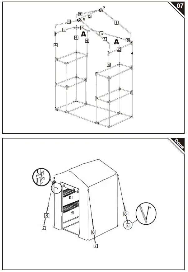 Outsunny-845-139V01 56-Inch-x-29-Inch-x-77-Inch-Mini-Greenhouse-FIG- (5)