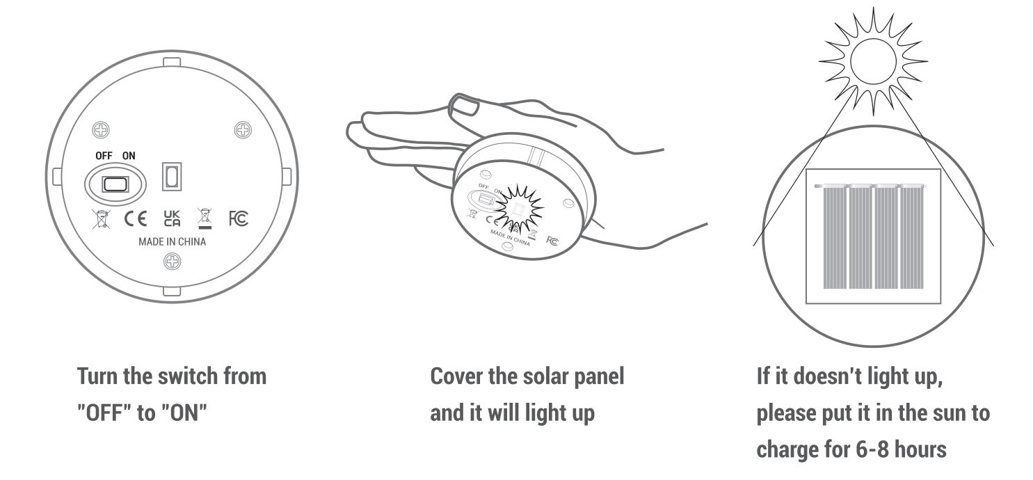 OxyLED M2110 Solar Lanterns for The Garden - Use guide