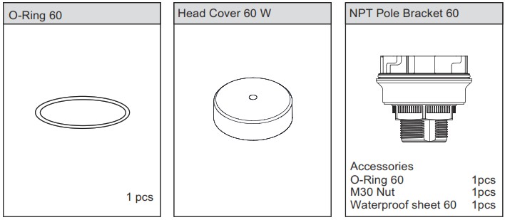 PATLITE LB6 IL IO Link Signal Tower - Replacement Parts 1
