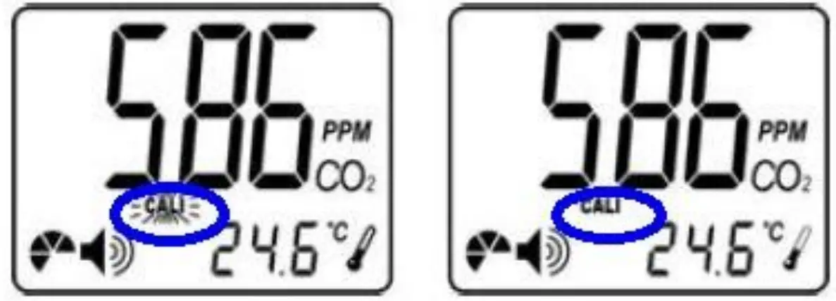 PCE Instruments PCE-WMM 50 CO2 Analyzer - Calibration function