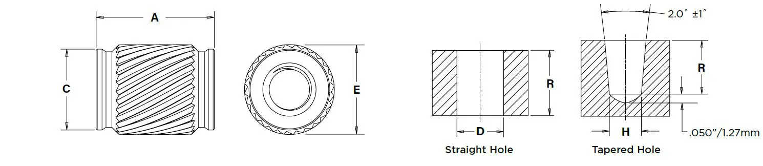 PEM-256-Press-In-Inserts-For-Castings-And-Soft-Metals-User-Guide-fig-1