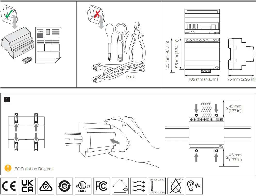 PHILIPS DDBC120 DALI Driver Controller - Figure 1