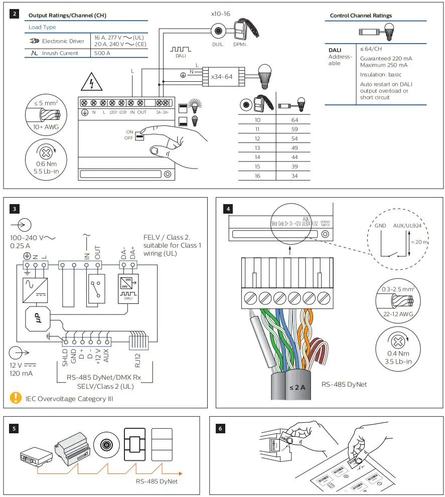 PHILIPS DDBC120 DALI Driver Controller - Figure 2