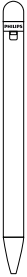 PHILIPS DVT1600 VoiceTracer Audio Recorder Pen d1