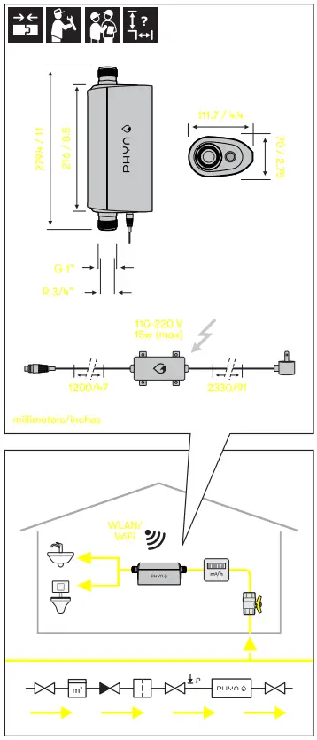 PHYN-Smart-Home-Water-Leak-Detector-FIG 1