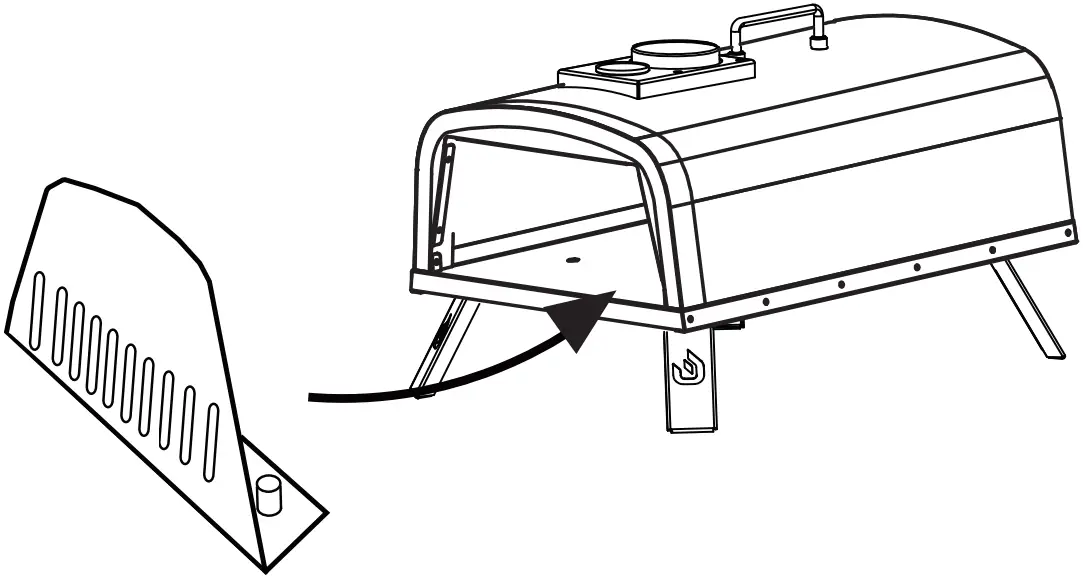 PIZZELLO PEL II Outdoor Pizza Oven - isolation