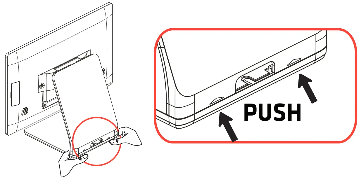 Remove an Assembled Stand Cover
