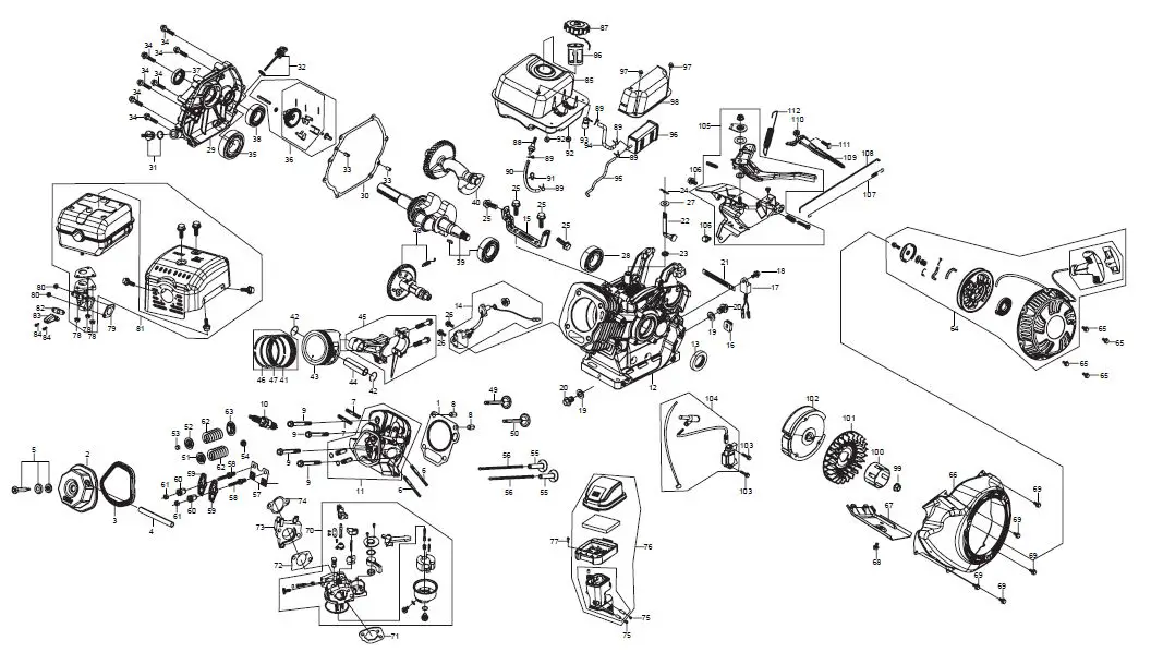 PREDATOR-212,346 and 420 cc-Horizontal-Engines-34