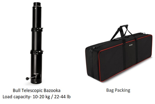 PROAIM BZ BULL Bull Telescopic Gas Lift Bazooka - What’s In The Box 2