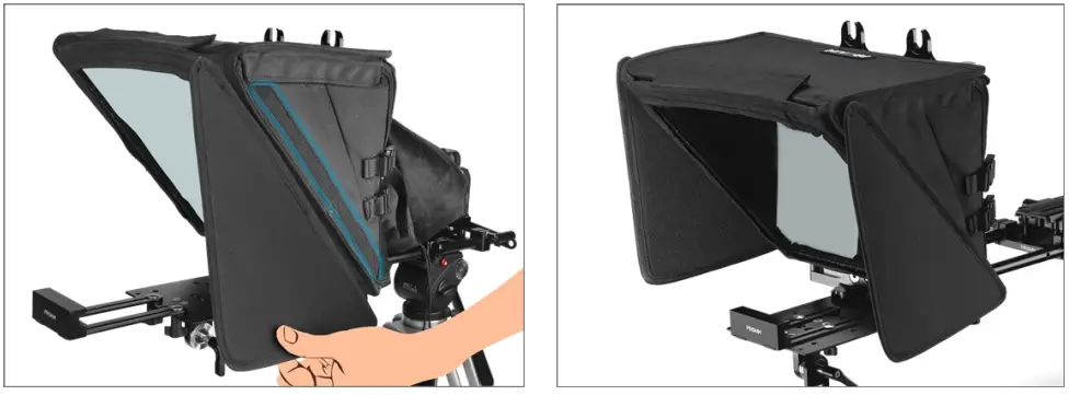 PROAIM TP ULTM 01 Ultra Modular Teleprompter  - flaps