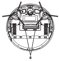 PROFI CARE PC-BSR 3108 Robot Vacuum Cleaner Wiping Function Instruction Manual - Cleaning the Floor Brush