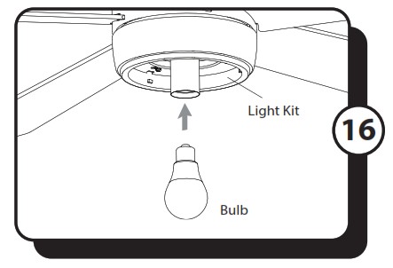 PROMINENCE HOME 51865 52 Inch Ceiling Fan - LED bulb