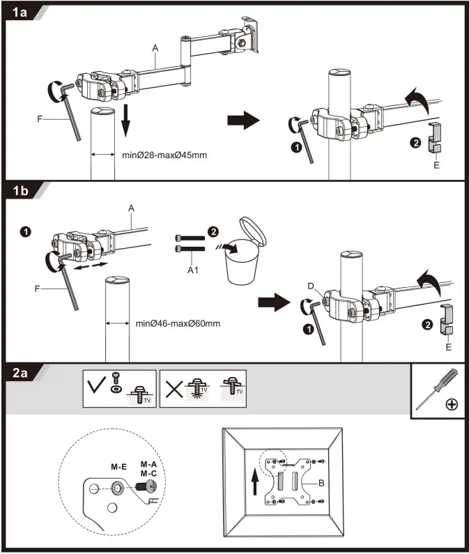 PUTORSEN-PTDA35-112-Pole-Mount-Monitor-Arm-FIG-1 (3)