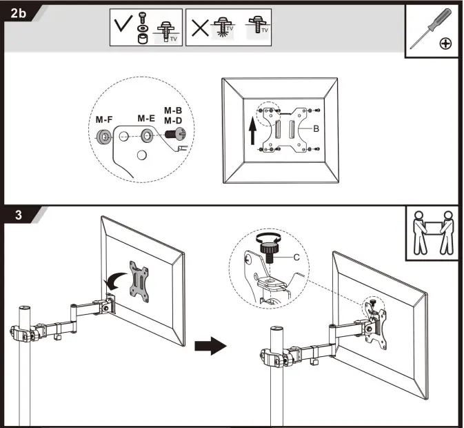 PUTORSEN-PTDA35-112-Pole-Mount-Monitor-Arm-FIG-1 (4)