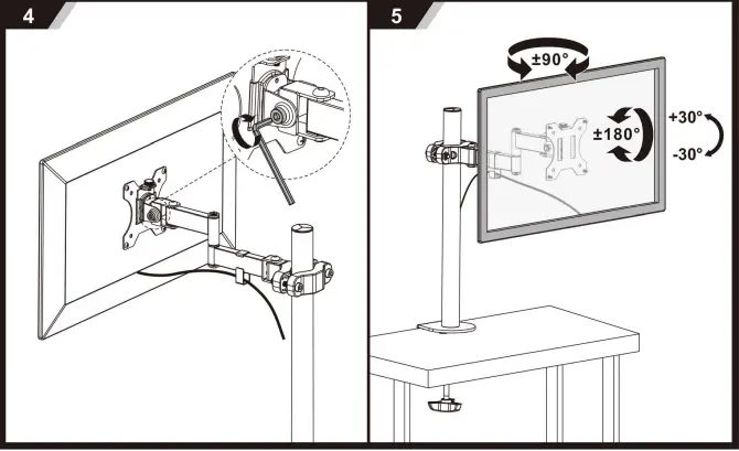 PUTORSEN-PTDA35-112-Pole-Mount-Monitor-Arm-FIG-1 (5)