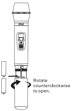 Transmitter Battery Installation