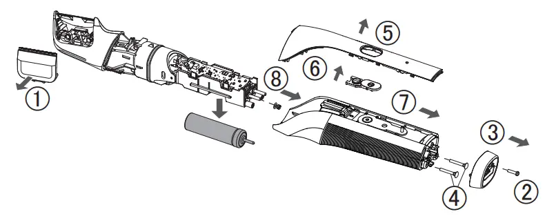 Panasonic ER GK80 S Slim Line Body Groomer - battery