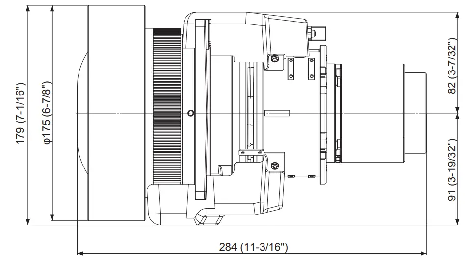 Panasonic ET-EMW200 3LCD Projector Zoom Lens - Figrue 11