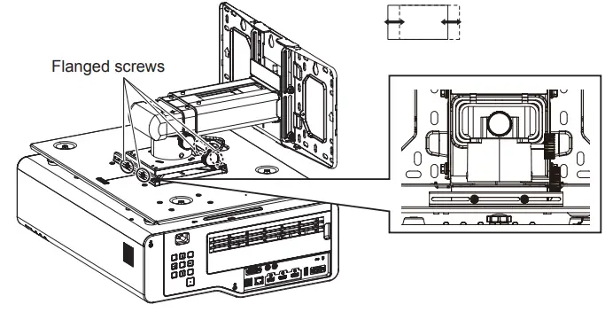 Panasonic ET WBC100 Wall Mount Bracket - head bolts1