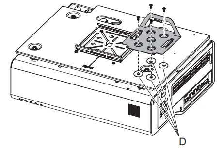 Panasonic ET WBC100 Wall Mount Bracket - head bolts7
